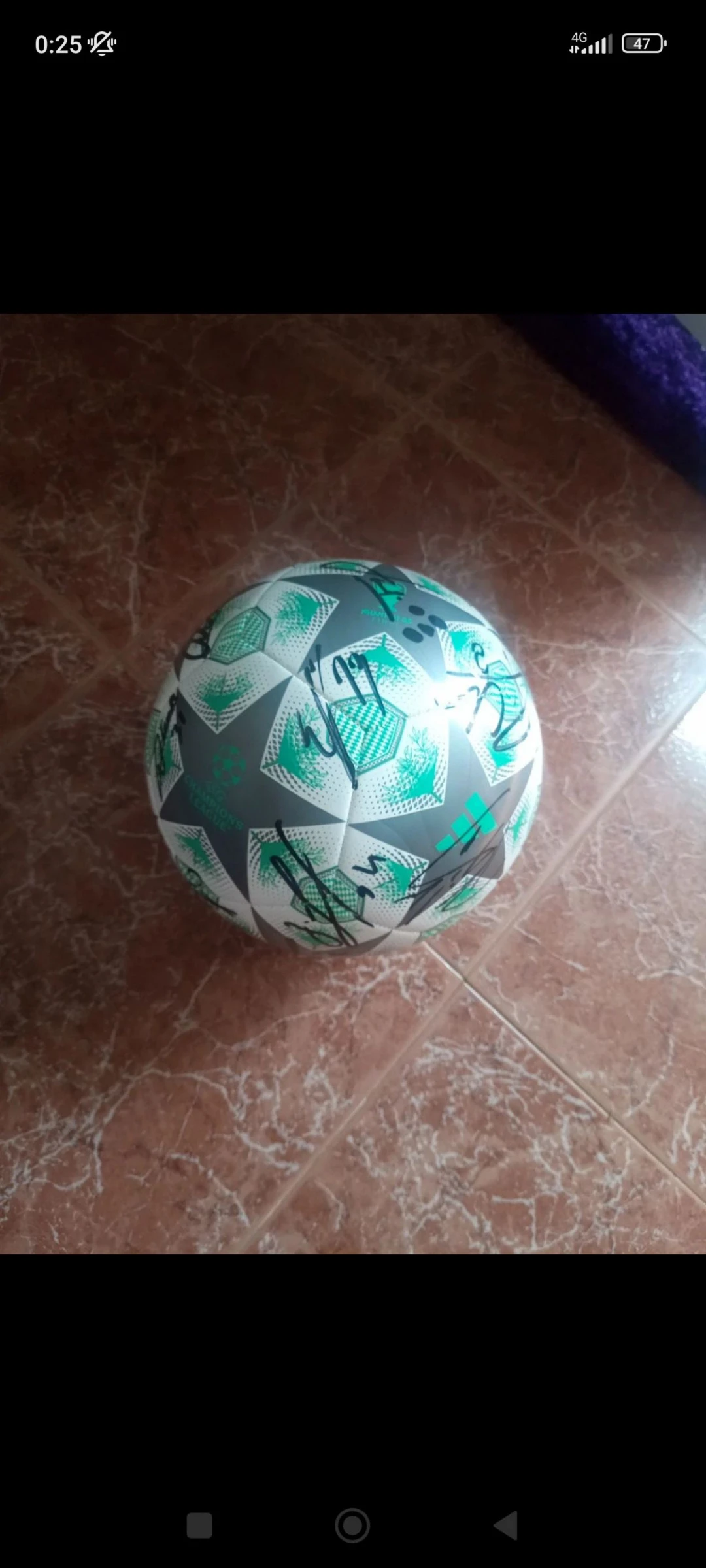 Adidas Champions League Signed Ball Sporting – photo 2